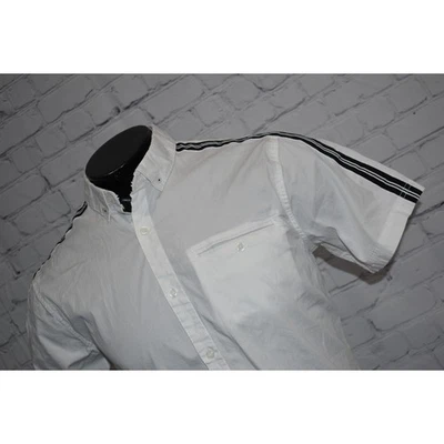 Camisa de lavandería inglesa para hombre talla grande elástica Christopher Wicks blanca Foto 1 de 4