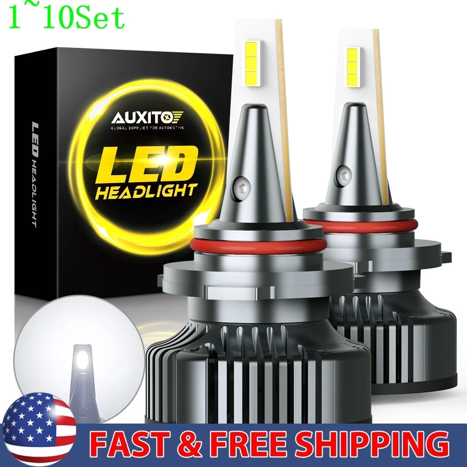 CANBUS 9005 LED Super Headlight Bright Bulb White High/Low Beam 100W 1-10Set Foto 1 de 4