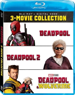Deadpool: 3-Movie Collection (Blu-ray + Digital) NEW - Image 1 of 3
