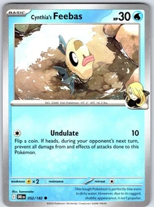 Cynthia's Feebas 052/182 Near Mint SV10: Destined Rivals Pokemon Shipnow - Picture 1 of 1