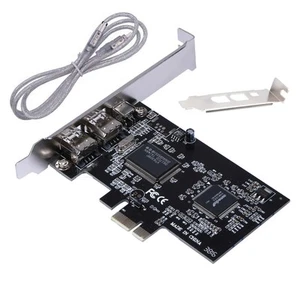New 3 Ports 1394A Firewire Expansion Card 400Mbps Expansion Adapter Card - Photo 1/12