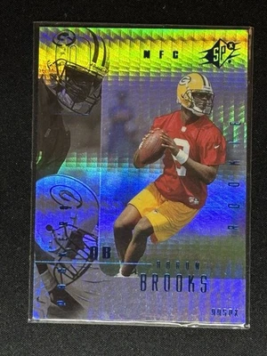 1999 SPx Radiance Aaron Brooks Rookie RC /100 Green Bay Packers - Image 1 of 2