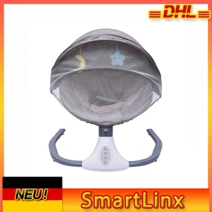 Babywippe Electric Babyschaukel mit Musik Bluetooth Babywiege Schaukelwippe DE - Imagen 1 de 11