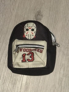 Friday the 13th Jason Mini Backpack Keychain Bag Charm Coin Purse 3” - Picture 1 of 2