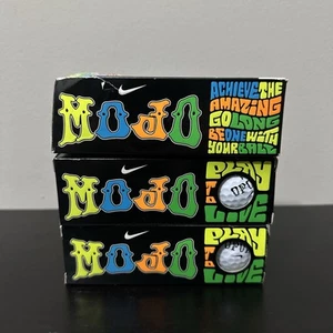 3 Nike MOJO 3-Pack Distance Golf Balls - White NOS - 9 Balls Total - Picture 1 of 4