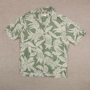 Camisa Hawaiana Kalaheo Para Hombre Talla XL Azul Verde Floral Vacaciones Playa EE. UU. - Imagen 1 de 13