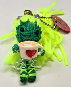 Portachiavi Watchover Voodoo Dolls - Regina della Caffeina "Eternamente Energizzata" - Foto 1 di 10