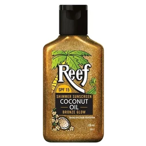 Reef Coconut Shimmer Oil Bronze Glow Sunscreen SPF15 Sun Cream Sun Glow 125ml - Picture 1 of 2