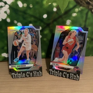 2024 Panini Lexie Hull & Sophie Cunningham Silver Prizm Card Lot Blonde Bombers - Picture 1 of 7