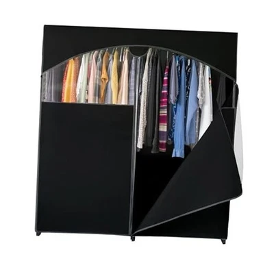 HOLDN’ STORAGE Portable Wardrobe Closet - 65 lb Capacity, Internal Large Black - Image 1 of 4
