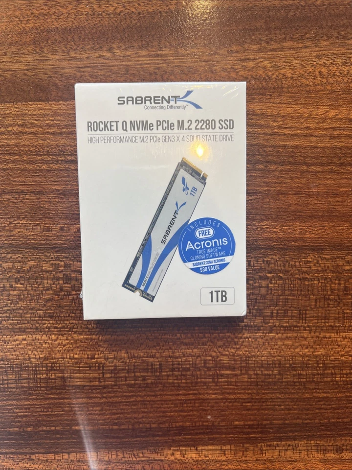 A Sabrent high-performance Gen3 x4 solid state drive. Never opened, brand new. - Image 1 of 4