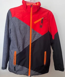 Chaqueta Spyder Niños Jóvenes Niños Talla 16 Esquí Snowboard Capucha Aislante - Imagen 1 de 12