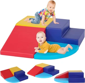 Kids Corner Climber 4-Piece Set Climbing Toys for Toddlers 1-3, Soft Babies Clim - Picture 1 of 7