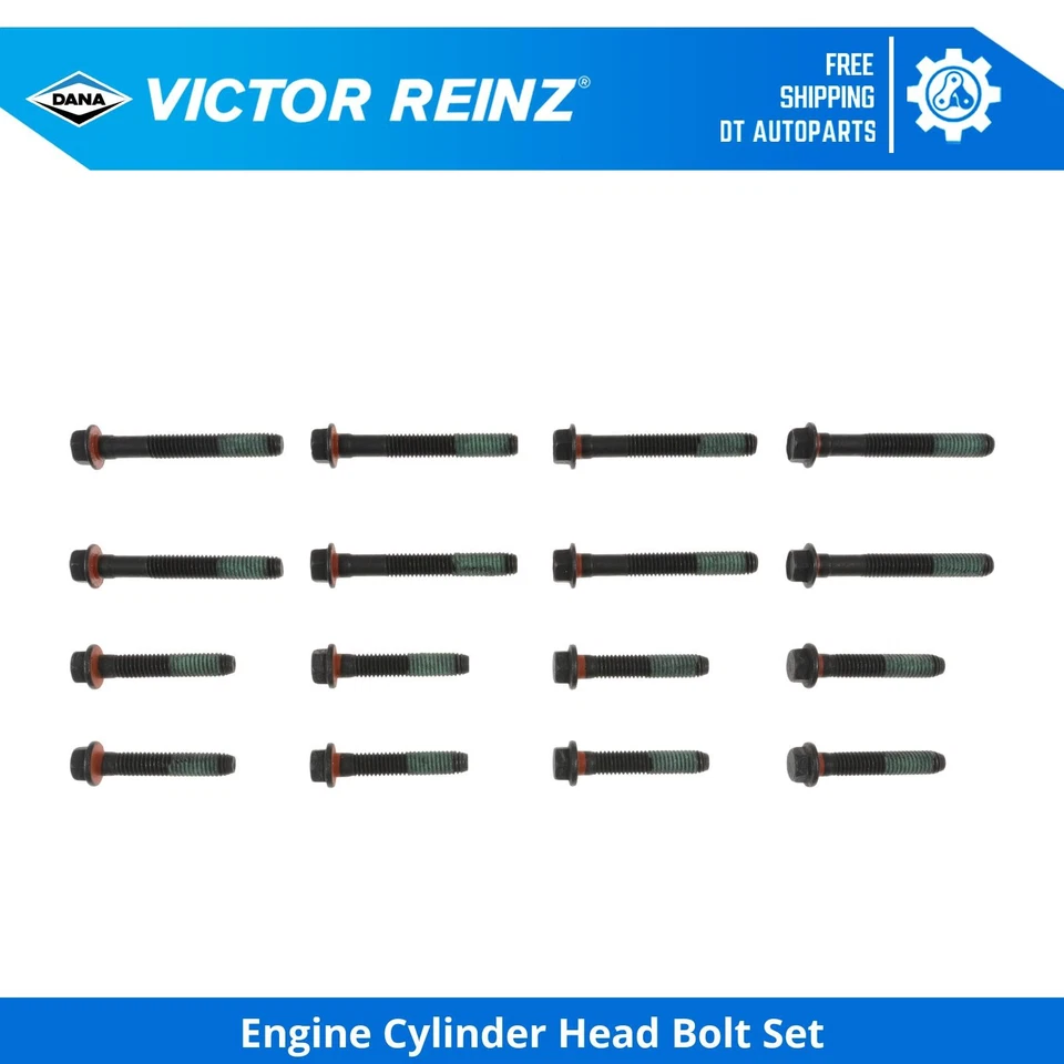 For 98-05 Chevrolet Monte Carlo 3.8L Engine Cylinder Head Bolt Set Victor Reinz - Image 1 of 1