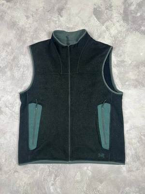 Arcteryx Vest Mens XL Black Kyanite Full Zip Sleeveless Polartec Fleece Pocket - Image 1 of 4