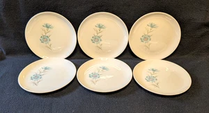 MCM Vintage Taylor Smith Taylor Ever Yours Boutonniere Bread Plate Set of 6 - Picture 1 of 3