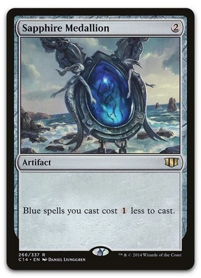 Sapphire Medallion #266 (LP) Commander 2014 C14 Magic MTG - Image 1 of 2