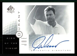 2001 SP Autentico segno dei tempi Joe Durant #DU Rookie Auto RC - Foto 1 di 2