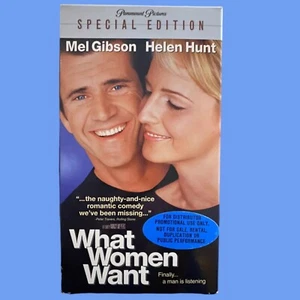 What Women Want - VHS. Mel Gibson. Promotional Copy. Free Shipping! - Picture 1 of 3