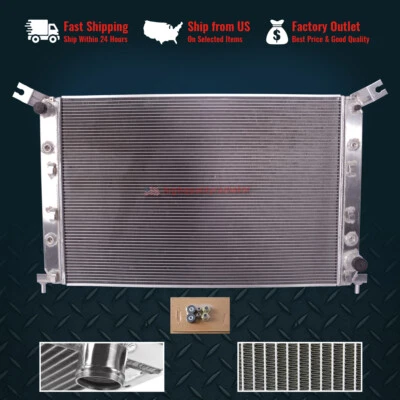 All Aluminum Radiator Fit 2011-2019 Chevrolet Silverado 2500HD 3500HD 6.0L AT - Image 1 of 4
