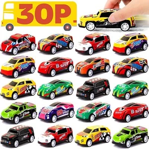 AZEN 30 Pcs Pull Back Cars Party Favors for Kids 4-8 8-12, Mini Vehicles Toy... - Picture 1 of 7