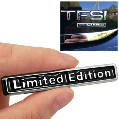 3D Limited Edition Logo Emblem Badge Metal Sticker Decal Black Car Accessories — 第 1/4 张图片
