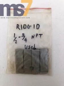 RIDGID 1/2"-3/4" NPT UNIVERSAL UNV RIGHT HAND CHASER/ DIE SET - Picture 1 of 2