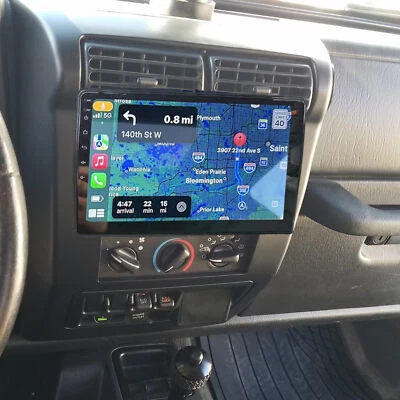 For 2003-2006 Jeep Wrangler TJ Car Radio Stereo Apple Carplay Android 13 GPS Nav - Imagem 1 de 4