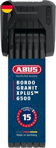 Faltschloss Bordo Granit Xplus 6500/85 ST Mit Schlosstasche - Fahrradschloss Aus - Bild 1 von 12