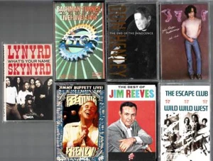 MUSIC CASSETTES LOT ~ Mellencamp, Buffett, Lynryd Skynyrd, BTO, Henley + - Picture 1 of 1