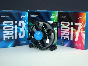 Intel Cooling Fan for i7 i5 i3 7th Gen Core Series Desktop PC's Skt LGA115X New - Picture 1 of 6