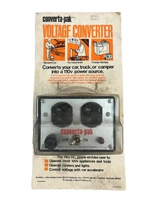 Converta-Pak CVP-1 Voltage Converter Converts Car to 110v DC - New & Sealed - Foto 1 di 1