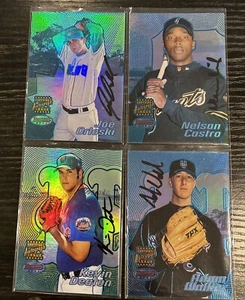 4 Card MLB Bowman Auto Lot - Deaton Castro Walker Orloski - Bluejays Mets Giants - Picture 1 of 5
