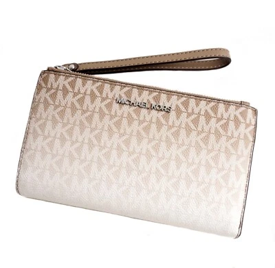 Michael Kors Portemonnaie Geldbörse Jet Set Travel double zip Husk neu - Bild 1 von 4