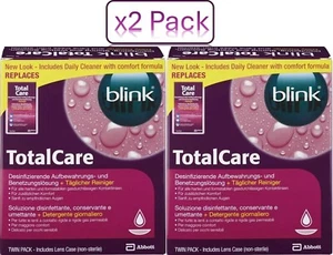 2 x Blink Total Care for RGP Kontaktlinsen Desinfektionslösung + Reiniger - Bild 1 von 2