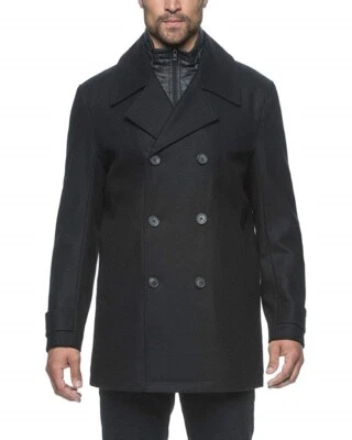 Marc New York by Andrew Marc Men's Cushing Wool Blend Coat Black Sz XL 144420 - Image 1 of 2
