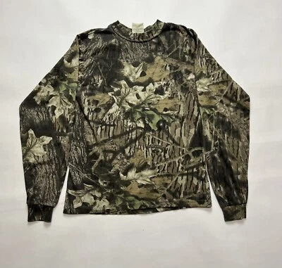 Mossy Oak Cam Classic Long-Sleeve Shirt Youth Size XL 16 Boys Girls Outdoor Hunt - Image 1 of 4