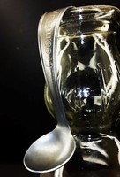 A Cream Top Spoon  for the Vintage Cream Top Milk Bottle