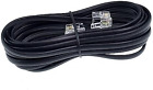 7 FT Feet RJ11 6P6C Modular Telephone Extension Cable Phone Cord Line Wire (Blac