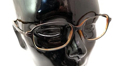 Monturas cuadradas de gafas Sergio Tacchini Italia negro marrón tortuga 140 mm templo Foto 1 de 4