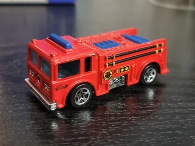 Camión de bomberos Hot Wheels Fire-eater 1976 de colección rojo azul Mattel  Foto 1 de 4