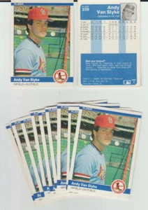 Andy Van Slyke RC, 1984 Fleer #339 Rookie Card, St. Louis Cardinals All-Star - Bild 1 von 1