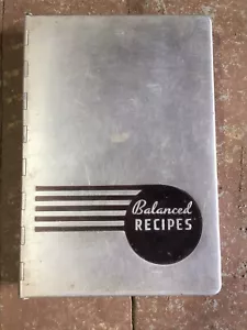 BALANCED RECIPES by Pillsbury Flour Mills 1933 1ST ED Art Moderne Case Cookbook - Picture 1 of 6