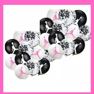Jordan Basketball latex balloons 24 pieces - 12 inch Chicago decoration - Picture 1 of 1