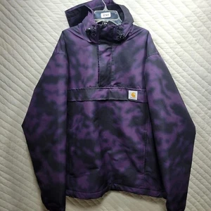 RAR Carhartt WIP Nimbus Pullover Anorak Jacke Lila Herren XL - Bild 1 von 7
