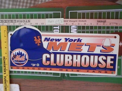 Placa New York Mets Clubhouse, MLB nova e vintage lote B - Imagem 1 de 4
