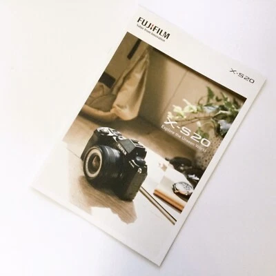 FUJIFILM X-S20 Japanese Digital Camera Catalog Published in June 2023 from JP - Image 1 of 4
