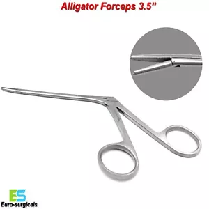 Micro Alligator Forceps Serrated Tip Ear Speculum Dental Instruments Tools - Picture 1 of 5