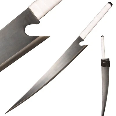 41.3英寸Cosplay动漫剑Nimaiya Oetsu-zanpakutou剑钢/皮革鞘 — 第 1/4 张图片