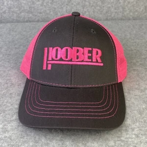 Hoober Mütze Kappe Netzrücken rosa grau bestickt Snapback Ausrüstung Bauernhof - Bild 1 von 6